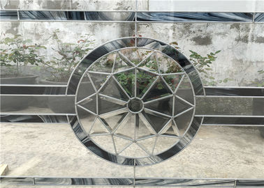 和らげられる出入口低いE 3.2mのための単一の円形のヘッド装飾的なパネル ガラス