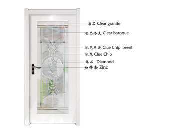 多彩な浮遊物の半透明なガラス パネル、装飾的なドア ガラス厚さ3-8のMmの