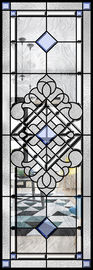 耐久性のスライド ガラス ドアの盗難証拠の装飾的なパネルのガラス黄銅/ニッケル/古さび