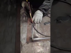 侵食耐性 / 防火 鍛造鉄 ガラス 方形 鉄 ドア