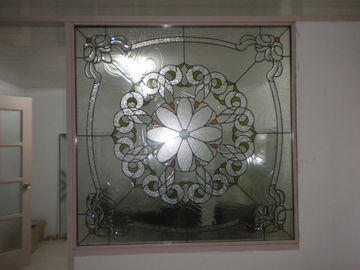 断熱材の装飾的な浴室の窓ガラス1.6-3 Cmの厚さ