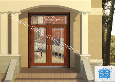 ドアの装飾的なパネル ガラス033のタイプ8-25mmの厚さの健全な絶縁材