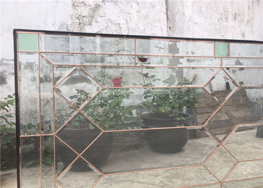 注文の木のドア ガラス、盗難証拠の斜角半透明なガラス パネル