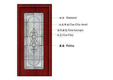 ドアのための装飾的なパタン グラスのパネル/装飾的なパネルを造る芸術