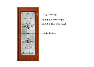 ドアの窓の装飾的なパタン グラスの熱健全な絶縁材は暖かい保ちます