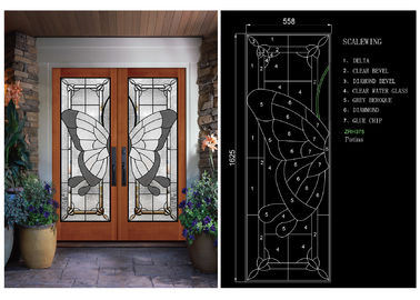 二重緩和されたプライバシーの装飾のIGCC家のIGMA証明のためのガラス スライダーのドア