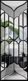 多彩で装飾的なドア ガラス、ゆとりの固体ガラス亜鉛/古さび/ニッケル