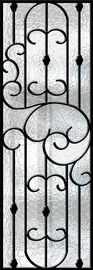 正面玄関のレベルの健全な絶縁材の造る良質品のためのはめ込まれたドア ガラス