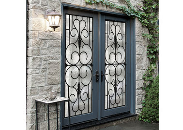 装飾的なガラス シートを造る斜めのガラス ドアのパネルをカスタム設計して下さい