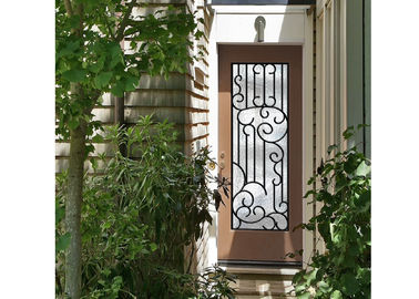 特有なカスタム化の錬鉄のガラス ドアは優秀な気候の抵抗を挿入します